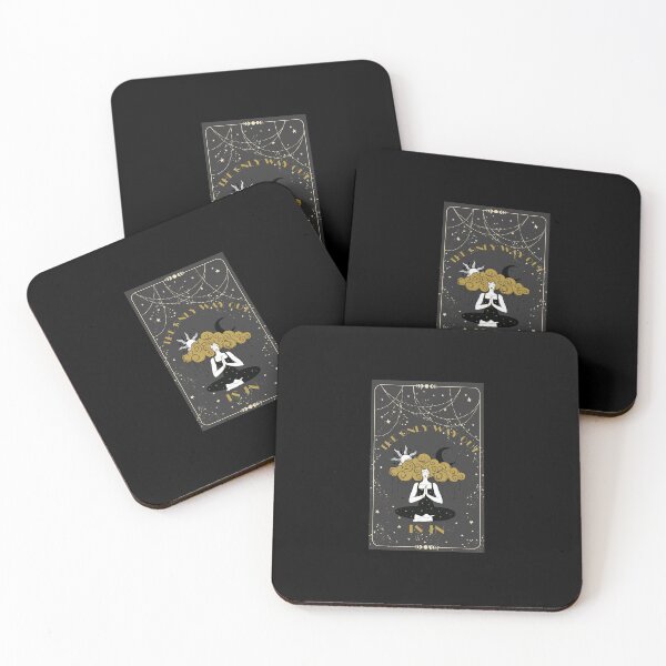 Item preview, Magical Vintage Tarot Card, The Only Way Out is in Art Print designed and sold by MagicWolfStar.