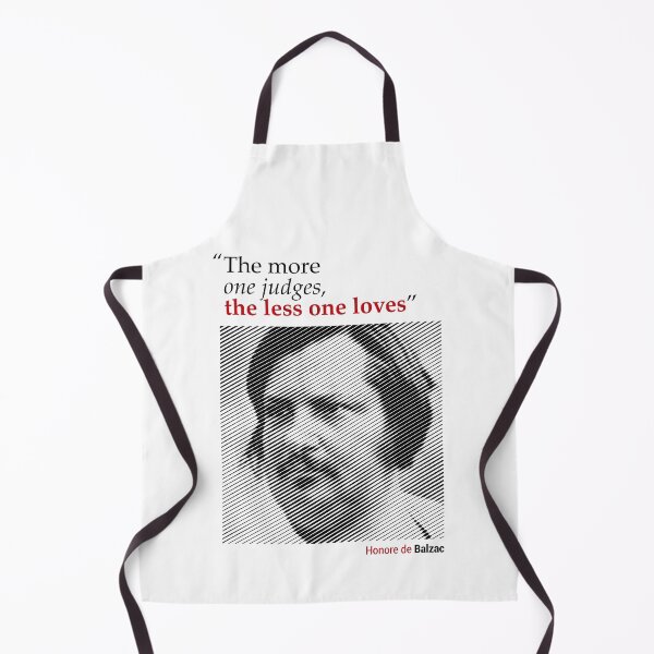 Item preview, Honore de Balzac's Portrait with a Love Quote designed and sold by emotica.