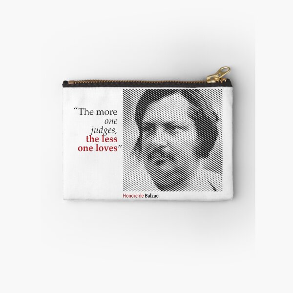 Item preview, Honore de Balzac's Portrait with a Love Quote designed and sold by emotica.