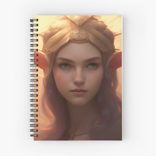 Item preview, Beautiful Fantasy Elf Princess Golden Artwork  designed and sold by Eliteijr.
