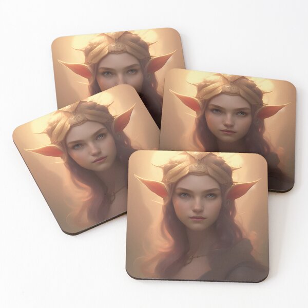 Item preview, Beautiful Fantasy Elf Princess Golden Artwork  designed and sold by Eliteijr.