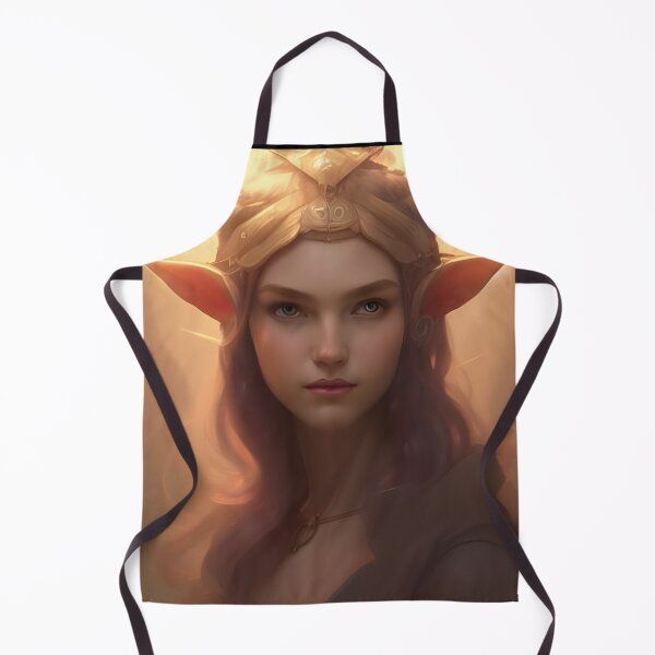 Item preview, Beautiful Fantasy Elf Princess Golden Artwork designed and sold by Eliteijr.