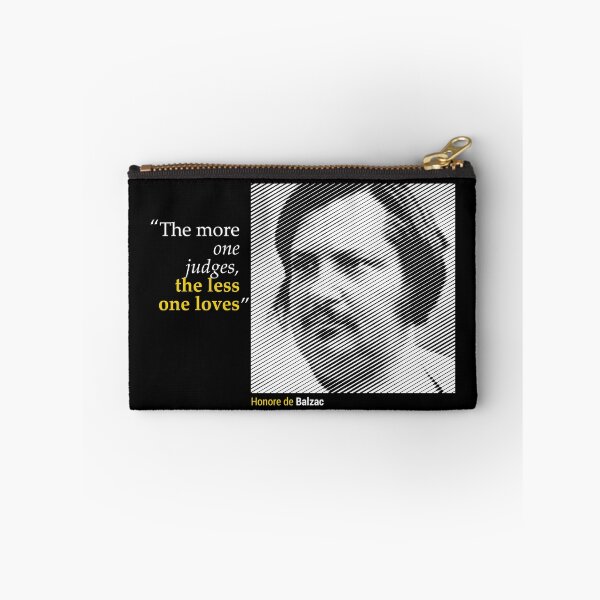 Item preview, Honore de Balzac's Portrait with a Love Quote (inverse) designed and sold by emotica.
