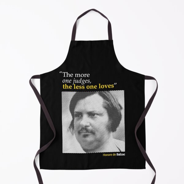 Item preview, Honore de Balzac's Portrait with a Love Quote (inverse) designed and sold by emotica.