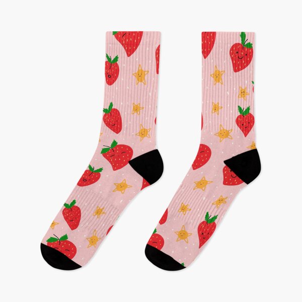 Item preview, Hand drawn strawberry pattern designed and sold by SakuraLemonDS.