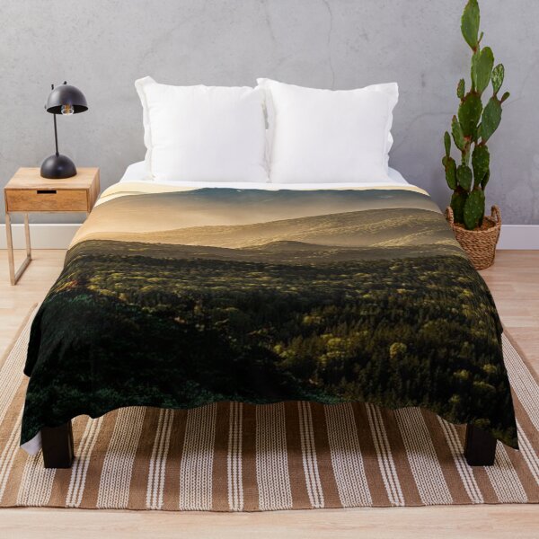 Item preview, Green forest mountains with sunrise designed and sold by Durgaa D.