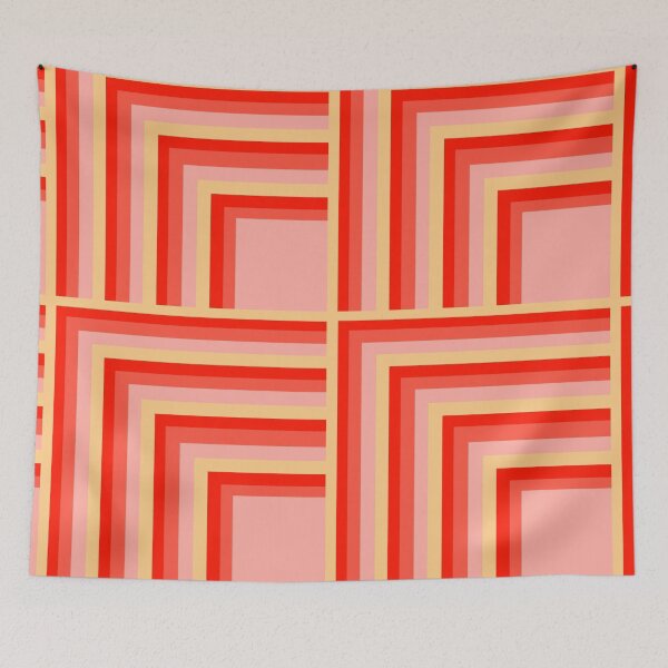 Item preview, Red orange and yellow pattern  designed and sold by Artistkhg.