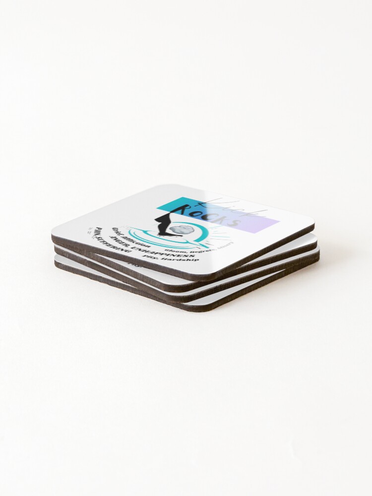 Thumbnail 4 of 5, Coasters (Set of 4), Kick Rocks designed and sold by DesignbyOkoto.