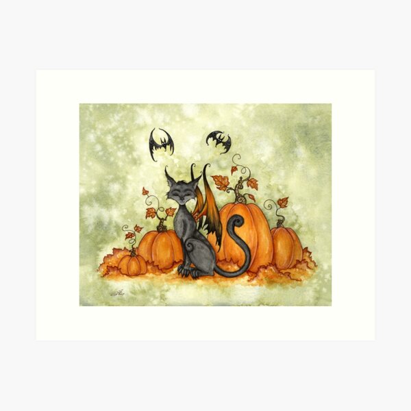 In The Pumpkin Patch Art Print