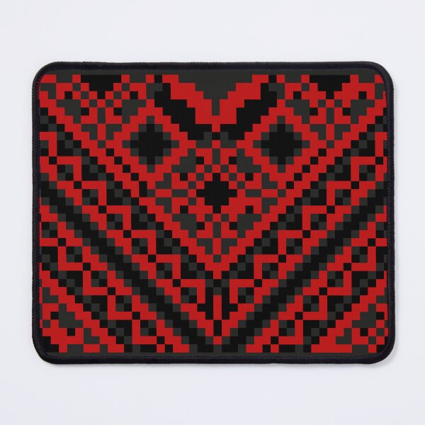Item preview, Red and black Aztec illustration, Ukrainian embroidery Cross-stitch Pattern, embroidery designed and sold by AnadAA.