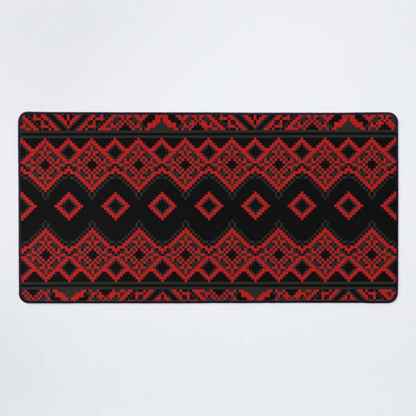 Item preview, Red and black Aztec illustration, Ukrainian embroidery Cross-stitch Pattern, embroidery designed and sold by AnadAA.