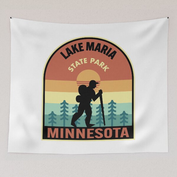 Item preview, Lake Maria State Park Minnesota Retro Hiking designed and sold by HalpinDesign.