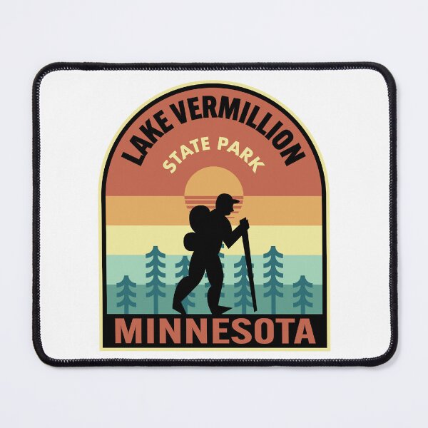 Item preview, Lake Vermillion State Park Minnesota Retro Hiking designed and sold by HalpinDesign.