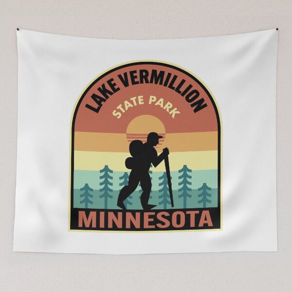 Item preview, Lake Vermillion State Park Minnesota Retro Hiking designed and sold by HalpinDesign.