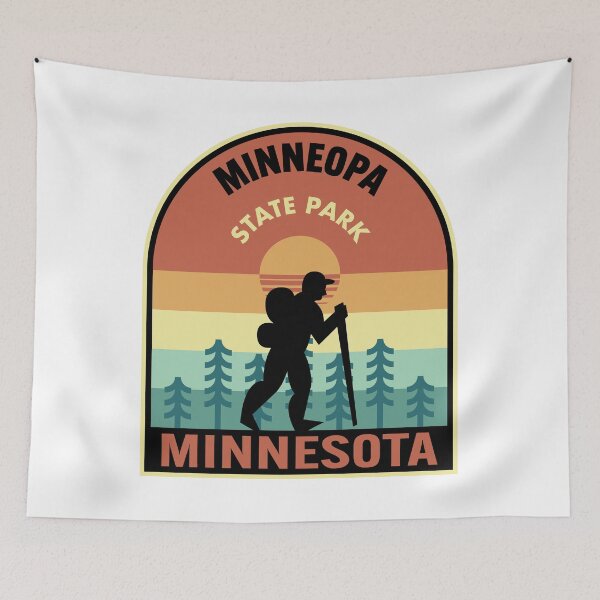 Item preview, Minneopa State Park Minnesota Retro Hiking designed and sold by HalpinDesign.