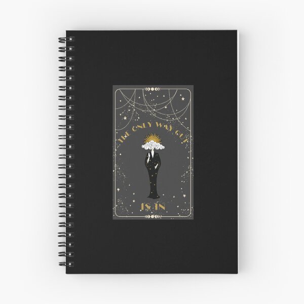 Item preview, The Wise Vintage Tarot Card, The Only Way Out is in Duvet Cover designed and sold by MagicWolfStar.