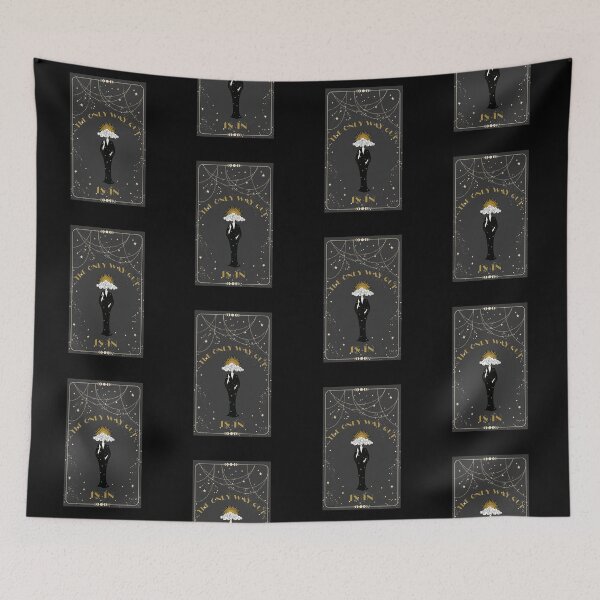 Item preview, The Wise Vintage Tarot Card, The Only Way Out is in Duvet Cover designed and sold by MagicWolfStar.