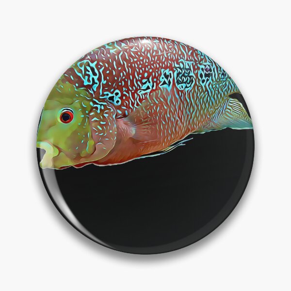 Item preview, Flowerhorn Cichlid Frshwater aquarium fish designed and sold by AngryOcean.