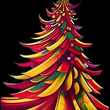 Artwork thumbnail, Abstract Christmas Tree by TiltedCode