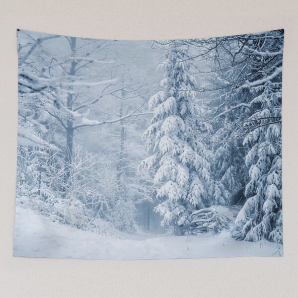 Item preview, Heavy Snow day, pine tree  designed and sold by Durgaa D.