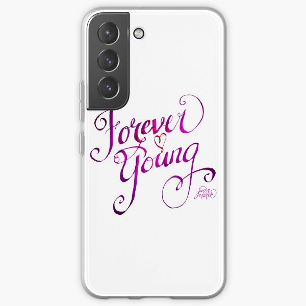 Forever Young pink by Jan Marvin Samsung Galaxy Soft Case