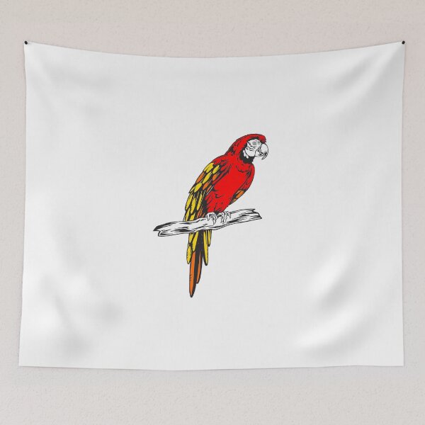 Item preview, Macaw Parrot Sketch designed and sold by birdsbirds.