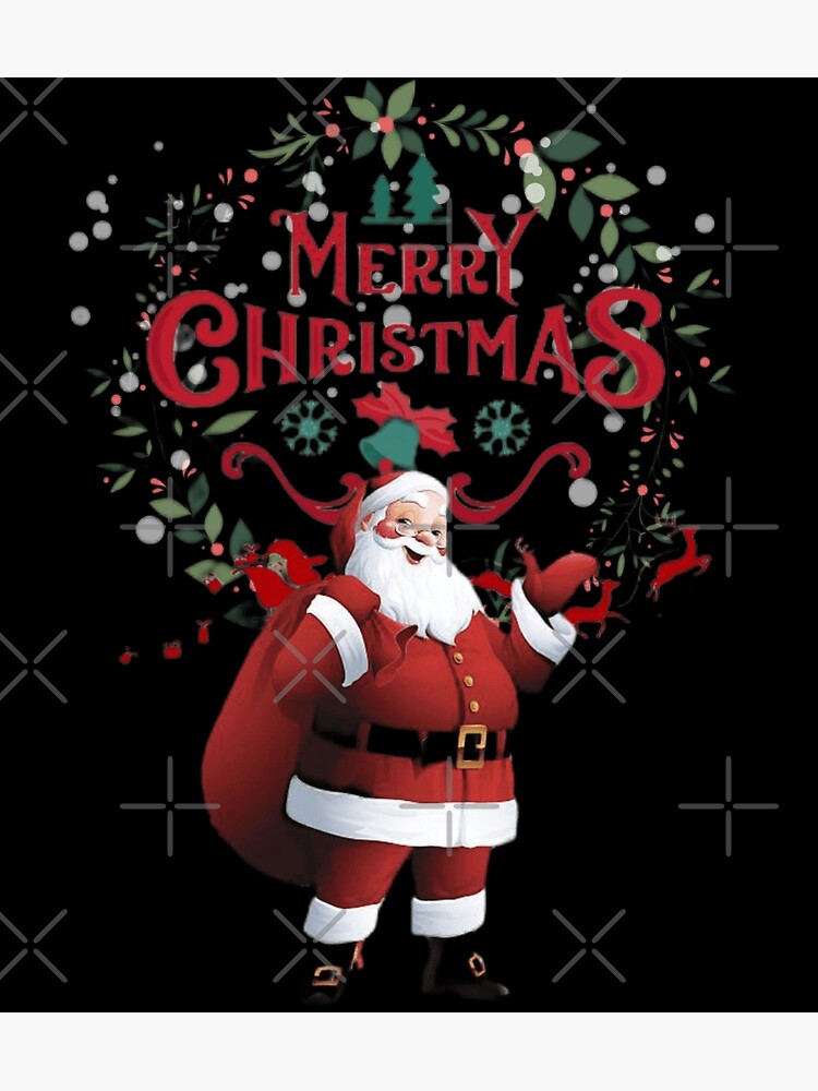 Santa Claus Merry Christmas 2023 awesome gift for lovely Family | Greeting  Card