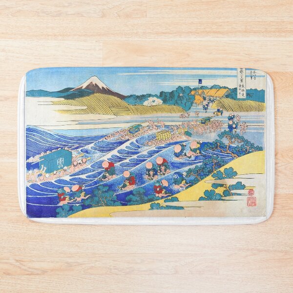 Item preview, Fuji Seen from Kanaya on the Tōkaidō (Tōkaidō Kanaya no Fuji), from the series Thirty-six Views of Mount Fuji (Fugaku sanjūrokkei designed and sold by TeeARTHY.