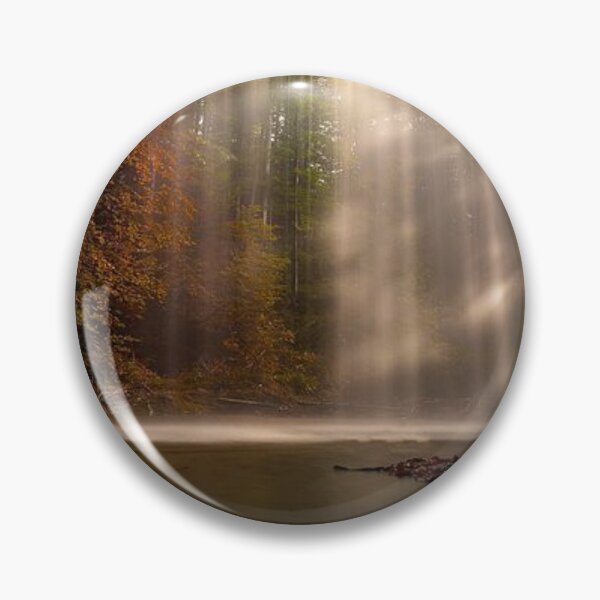 Item preview, Beautiful waterfall inside the autumn forest designed and sold by Durgaa D.