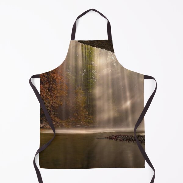 Item preview, Beautiful waterfall inside the autumn forest designed and sold by Durgaa D.
