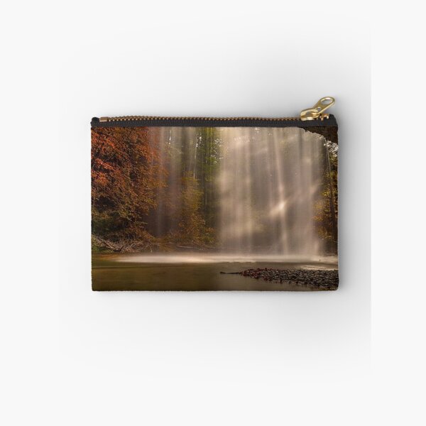 Item preview, Beautiful waterfall inside the autumn forest designed and sold by Durgaa D.