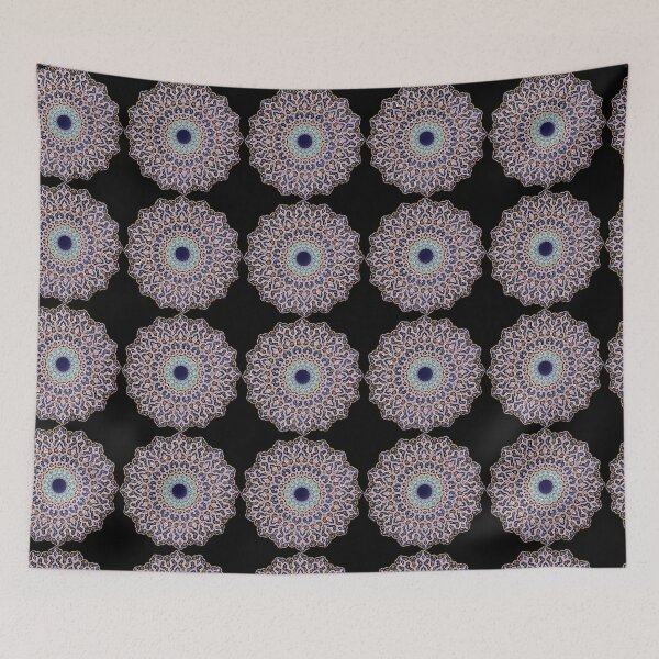 Aperçu de l'œuvre Ornement Motif Mandala, Motifs décoratifs de pétales de fleurs islamiques, multicolore créée et vendue par AnadAA.