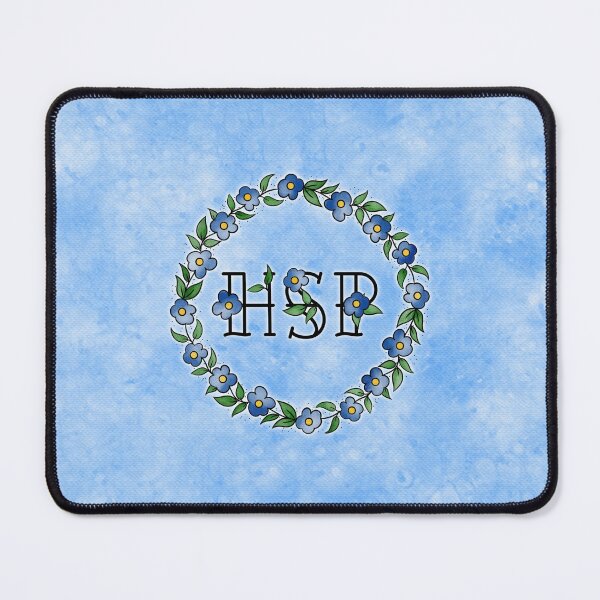 Item preview, Hsp - highly sensitive person forget-me-not designed and sold by Milamara.