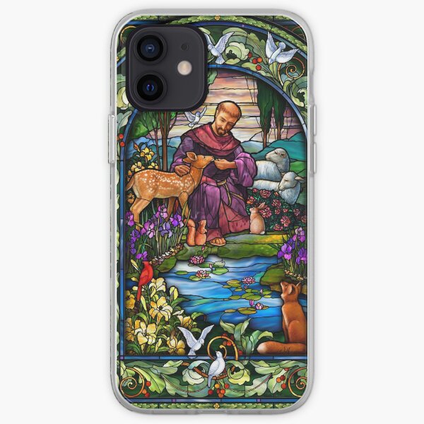 St. Francis Stained Glass iPhone Soft Case