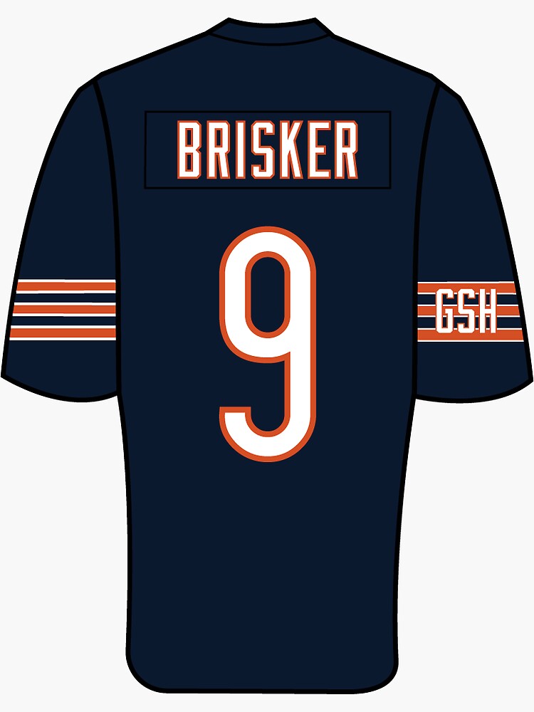 Jaquan Brisker Jersey' Sticker for Sale by bsweat