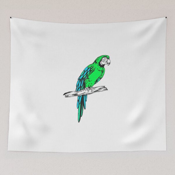 Item preview, Macaw Parrot Sketch designed and sold by birdsbirds.