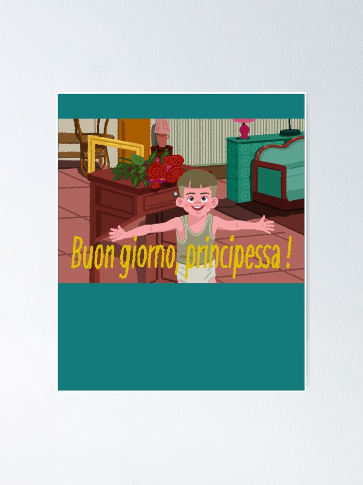 "movie La vita bella Life is Beautiful 1997 Buon giorno principessa 119" Poster for Sale by