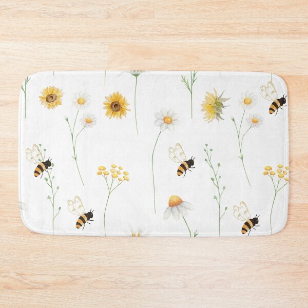 Item preview, Bumblebees and Daisies designed and sold by tomorrowsart.