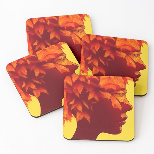 Item preview, Leaves in Her Hair | Orange  designed and sold by BackgroundAtmo.