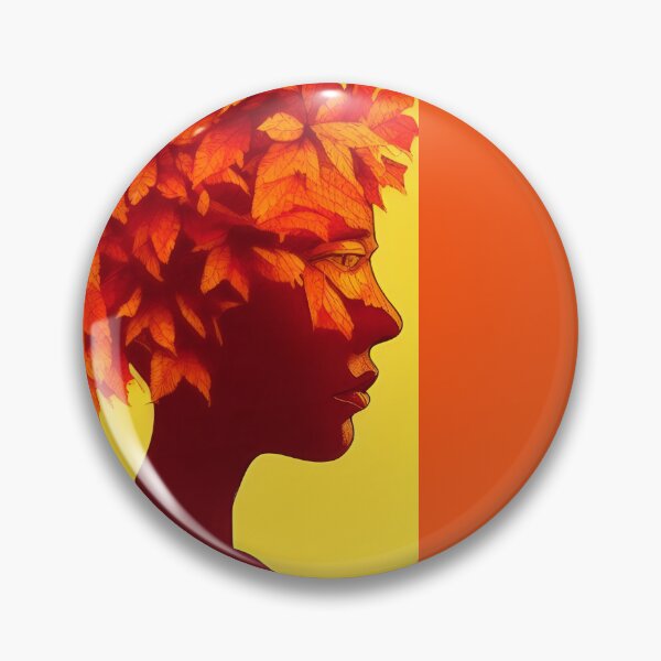 Item preview, Leaves in Her Hair | Orange  designed and sold by BackgroundAtmo.