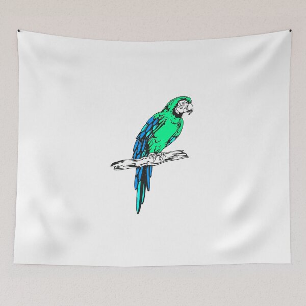 Item preview, Macaw Parrot Sketch designed and sold by birdsbirds.