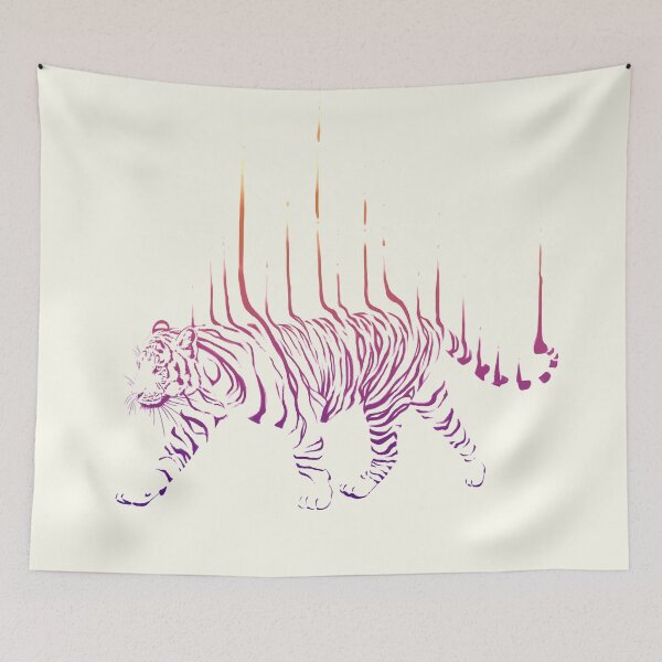 Item preview, Tiger falling apart designed and sold by Lauren Alane.