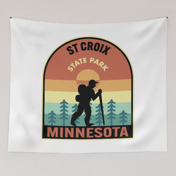 Item preview, St Croix State Park Minnesota Retro Hiking designed and sold by HalpinDesign.