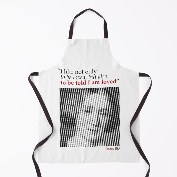 Item preview, George Eliot's Portrait with a Love Quote designed and sold by emotica.