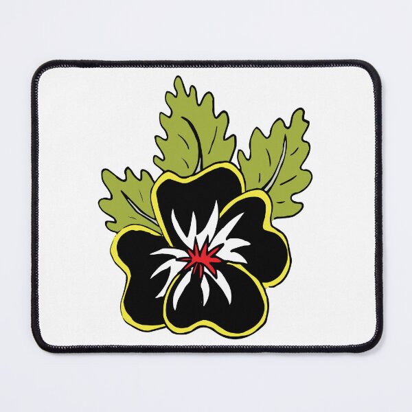 Item preview, Single wild pansy cartoon flower illustration designed and sold by AngelDawnDesign.