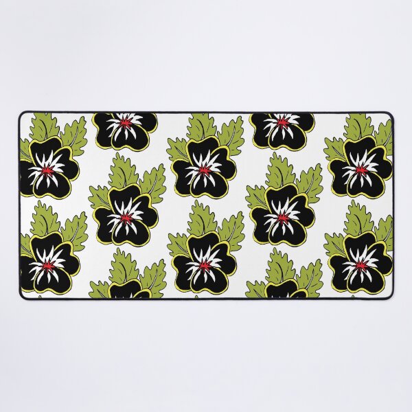 Item preview, Single wild pansy cartoon flower illustration designed and sold by AngelDawnDesign.