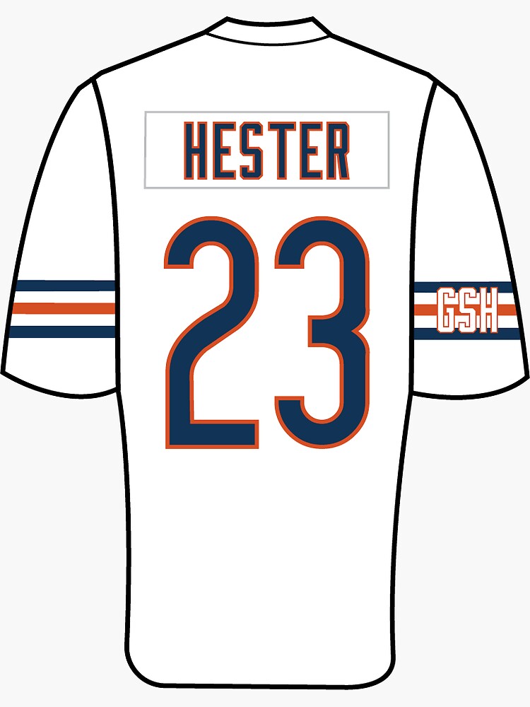 Devin Hester Jersey' Sticker for Sale by bsweat