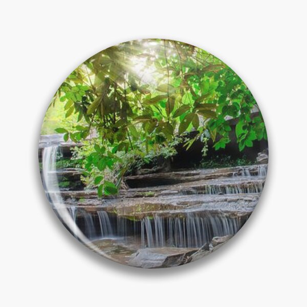 Item preview, Beautiful waterfall inside green forest  designed and sold by Durgaa D.