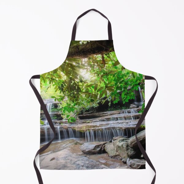 Item preview, Beautiful waterfall inside green forest designed and sold by Durgaa D.