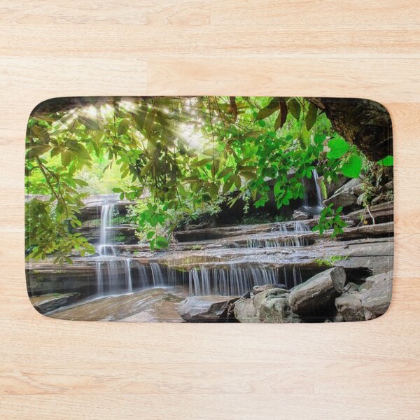 Item preview, Beautiful waterfall inside green forest  designed and sold by Durgaa D.